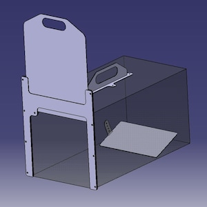 Live Animal Trap dxf file