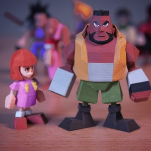 Final Fantasy 7 3D Printed Minis Good Guys image 2