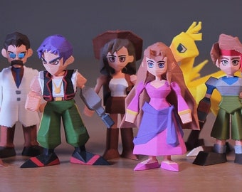 Final Fantasy 7 3D Printed Minis (Side Characters)