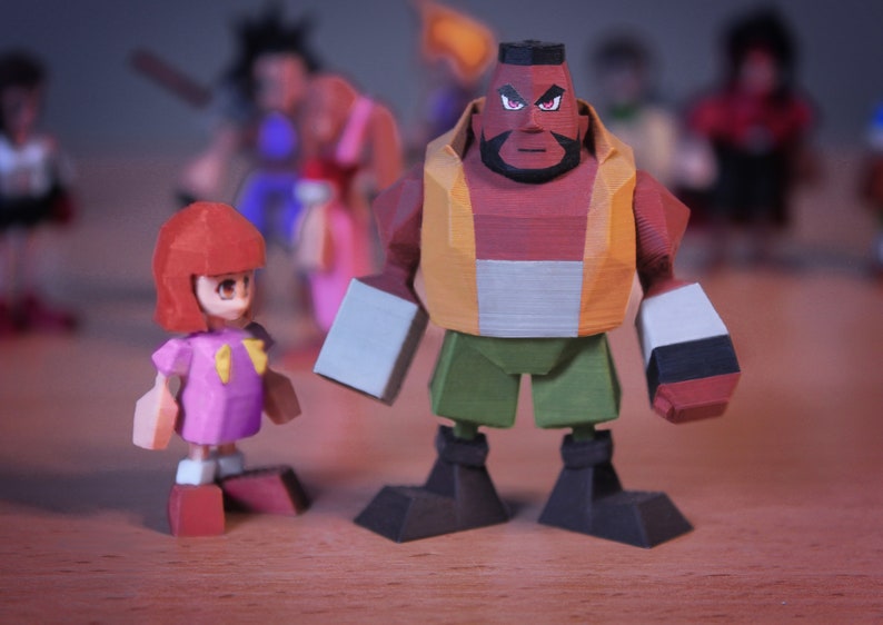 Final Fantasy 7 3D Printed Minis Good Guys image 2