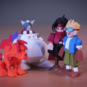 Final Fantasy 7 3D Printed Minis Good Guys image 3