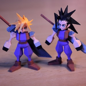 Final Fantasy 7 3D Printed Minis Good Guys image 4