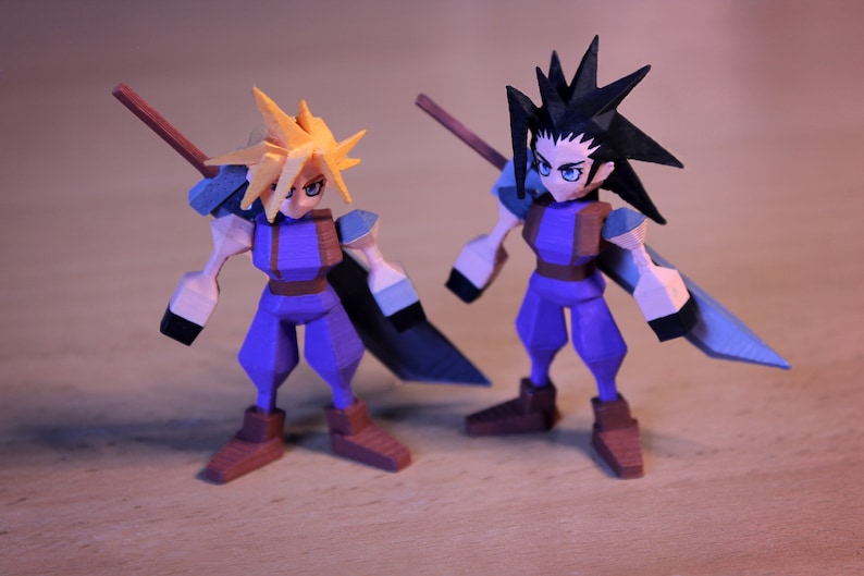 Final Fantasy 7 3D Printed Minis Good Guys image 4