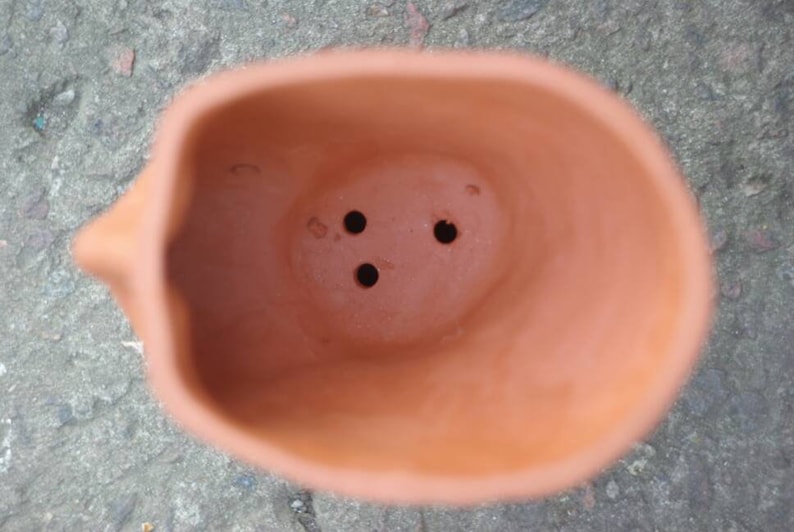 Terracotta Head Planter / Woman Face Flowerpot / Red Clay Etsy