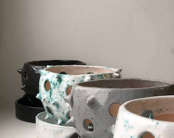 Maceta para orquídeas / Maceta para orquídeas hecha a mano con agujeros