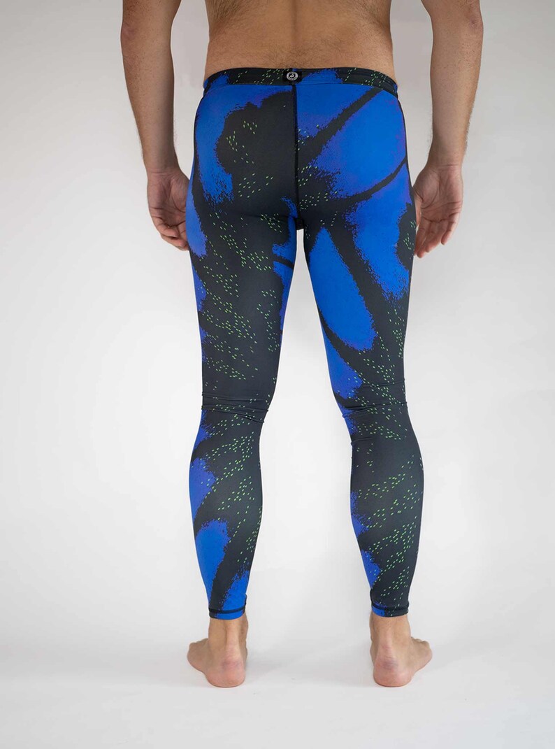 Men's Printed Sport Tights / Men's Colorful Leggings - Etsy
