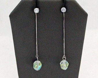 Swarovski Earrings, Sterling Silver Earrings, Dangle Earring, Earrings For Her