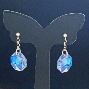 Swarovski Earrings, Sterling Silver, Evening Wear, Dangle Earrings, Cocktail Earrings