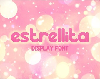 Estrellita font. Display font.
