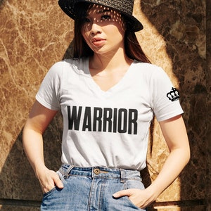 Ladies Royal &#39;Warrior&#39; V-neck Tee