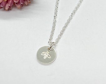 Bee Necklace, Sterling Silver, Manchester Bee