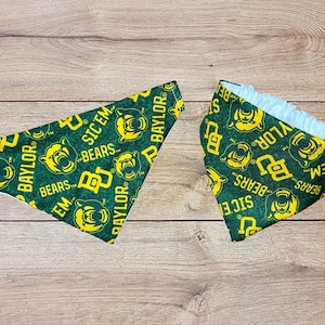 Baylor Bears Dog Bandana | Over-the-Collar or Scrunchie Bandana