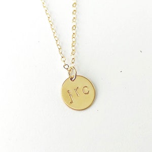 Hand Stamped Disc *ADD-ON*