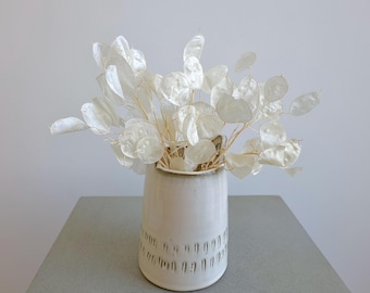 Dried Lunaria Stems, Silver Dollar, Home Decor, Wedding Flowers