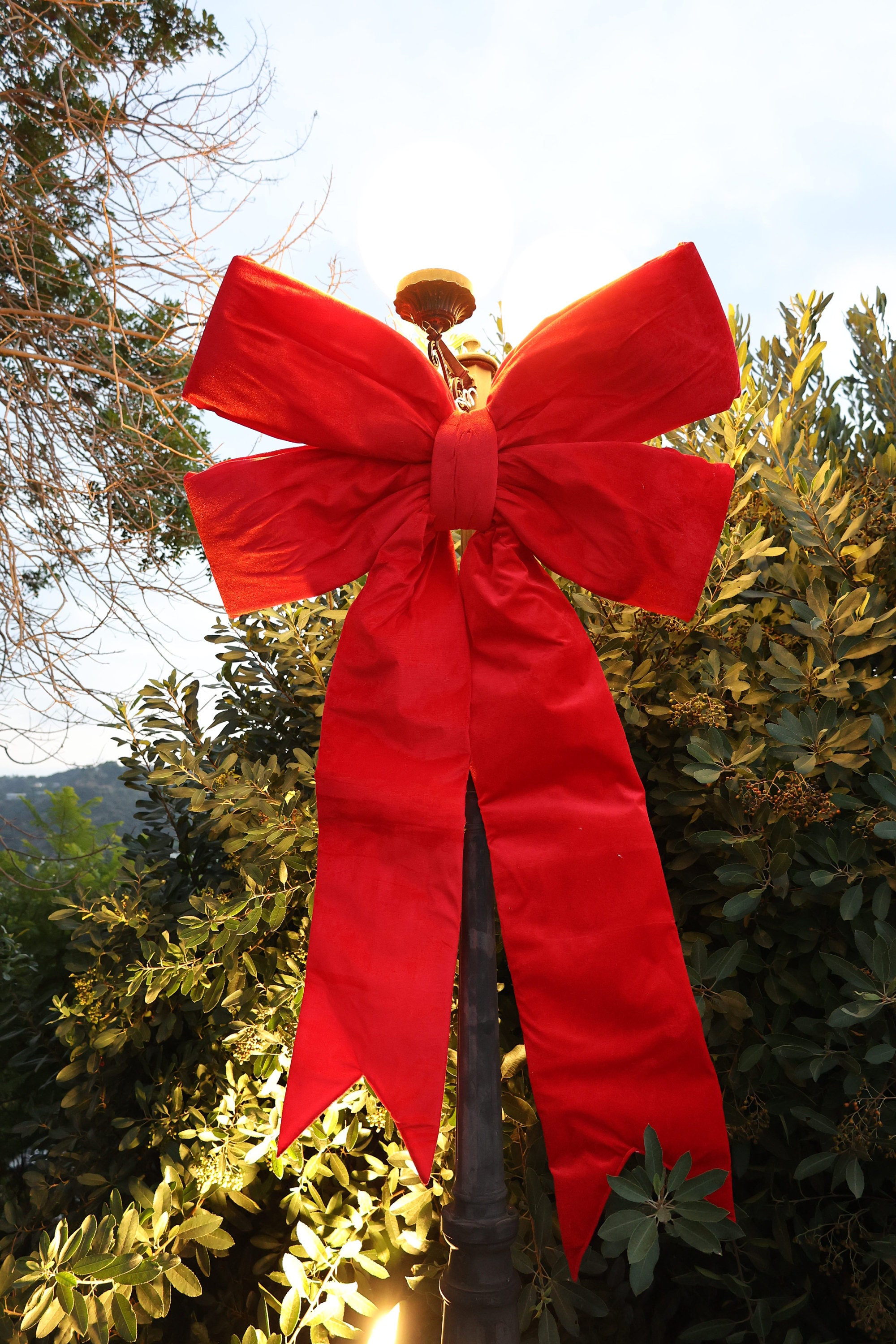 Giant Velvet bow - Ribbon bows of any size. For gifts, cars and buildings