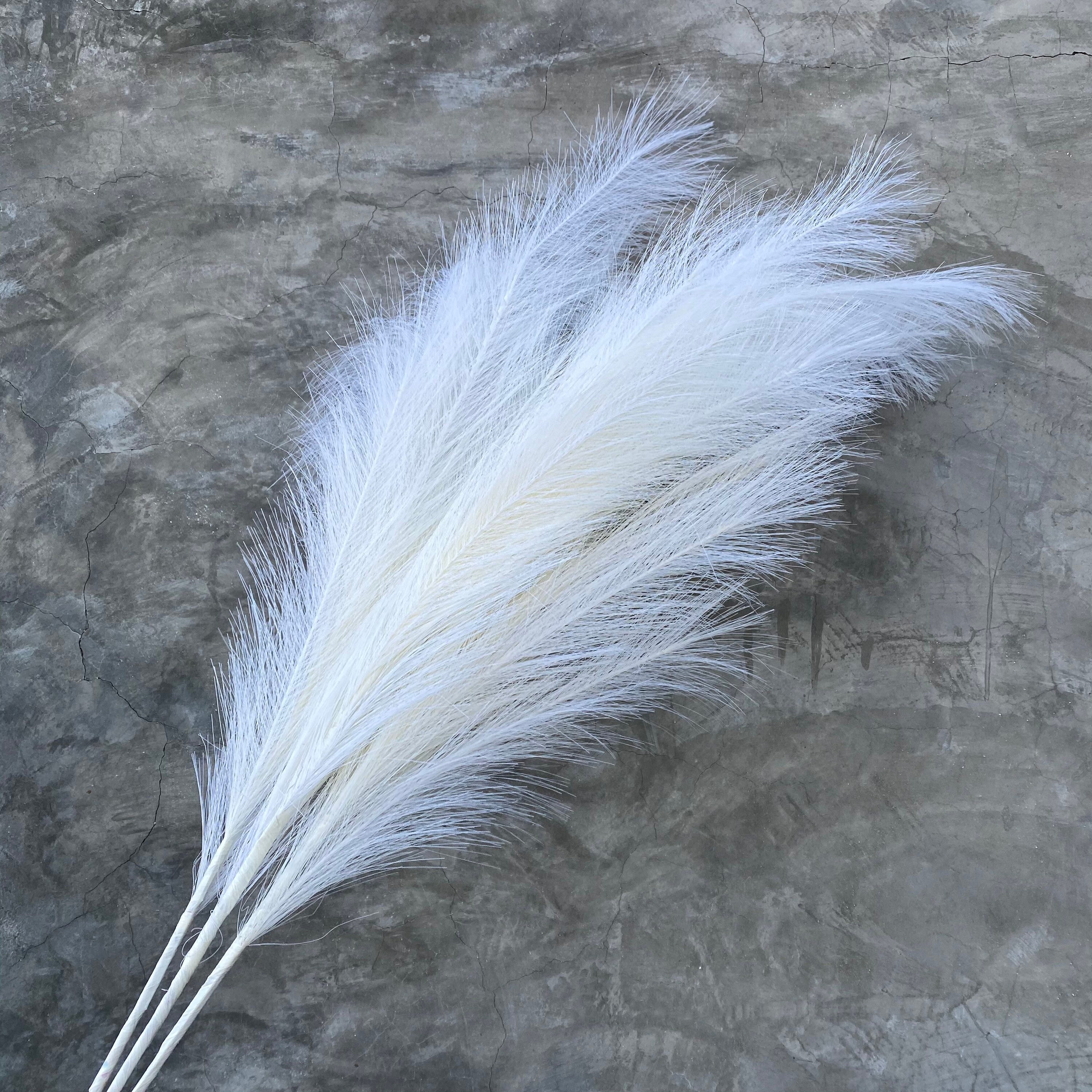 Large Faux Pampas Grass Bundle Pampas Grass Artificial Etsy