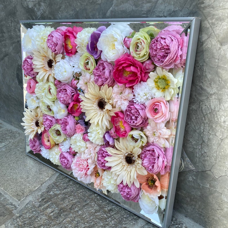 Flower Wall Decor Pink Flower Wall Backdrop Flower Backdrop Etsy