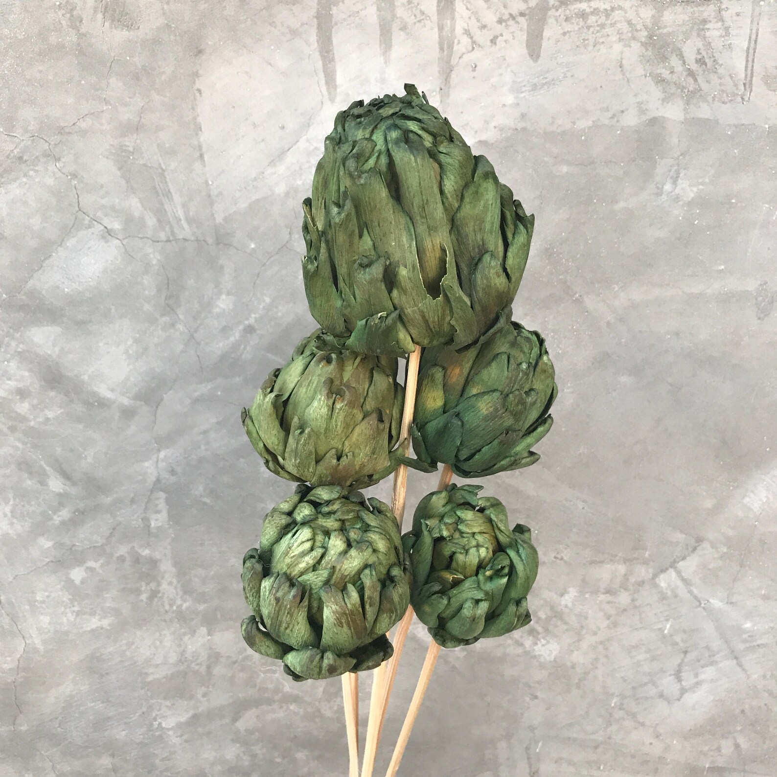 Dried Artichoke stems Dried Flowers Wedding flowers Home | Etsy