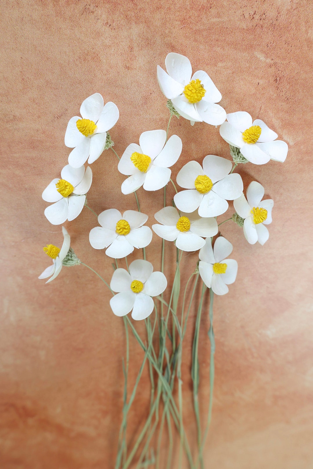 Handmade Daisy Flower Bush, Daisy Flowers, Dried Flowers, Dried