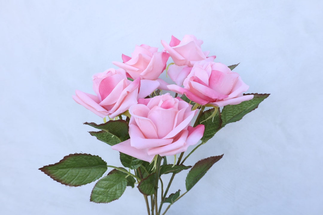 Rose Stems Faux Roses Artificial Roses Silk Roses Etsy