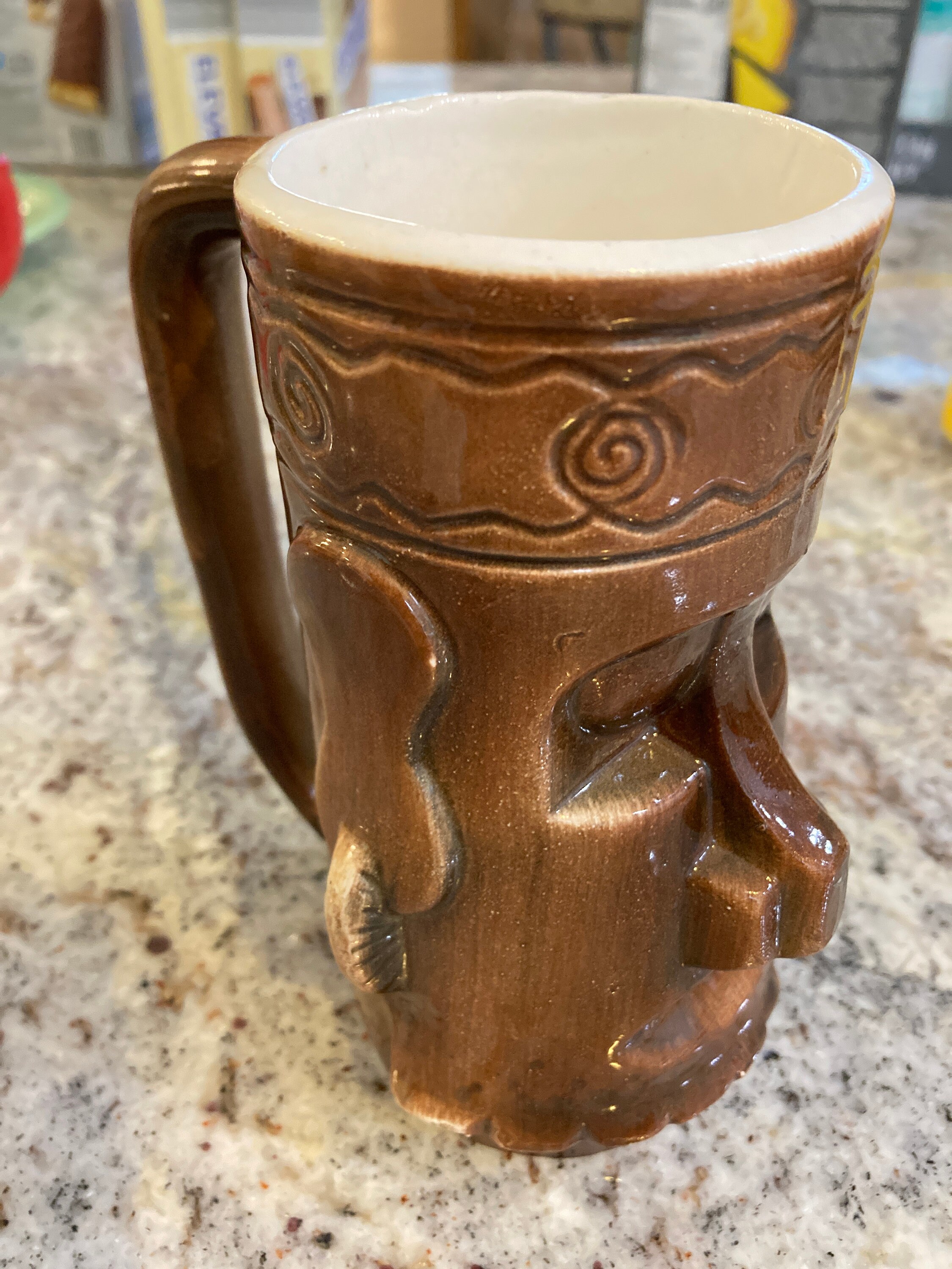 Vintage marrón Westwood Tiki Mug Etsy