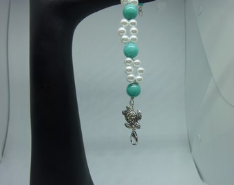 Sea Turtle & Pearl Bracelet