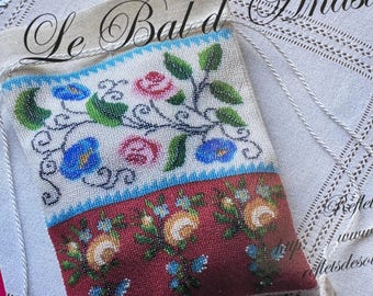 Reflets de Soie ~ Le Bal d'Anastasie | Un diseño con cuentas | Pinkeep con cuentas | Minikit | Gráfico y cuentas