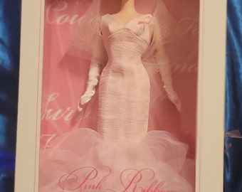 Pink ribbon discount barbie doll value