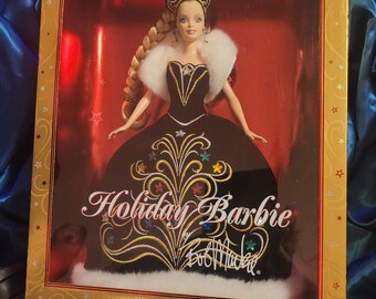 Vintage 2006 Barbie Hallmark Keepsake Ornament - Bob Mackie Holiday Doll Design