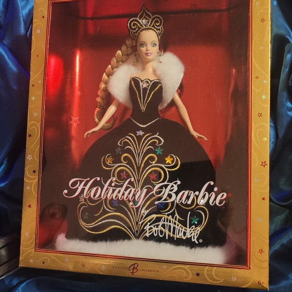 Holiday Barbie by Bob Mackie Limited Edition, Collector's Vintage Barbie Doll Holiday 2006 Celebration Holiday Barbie Doll