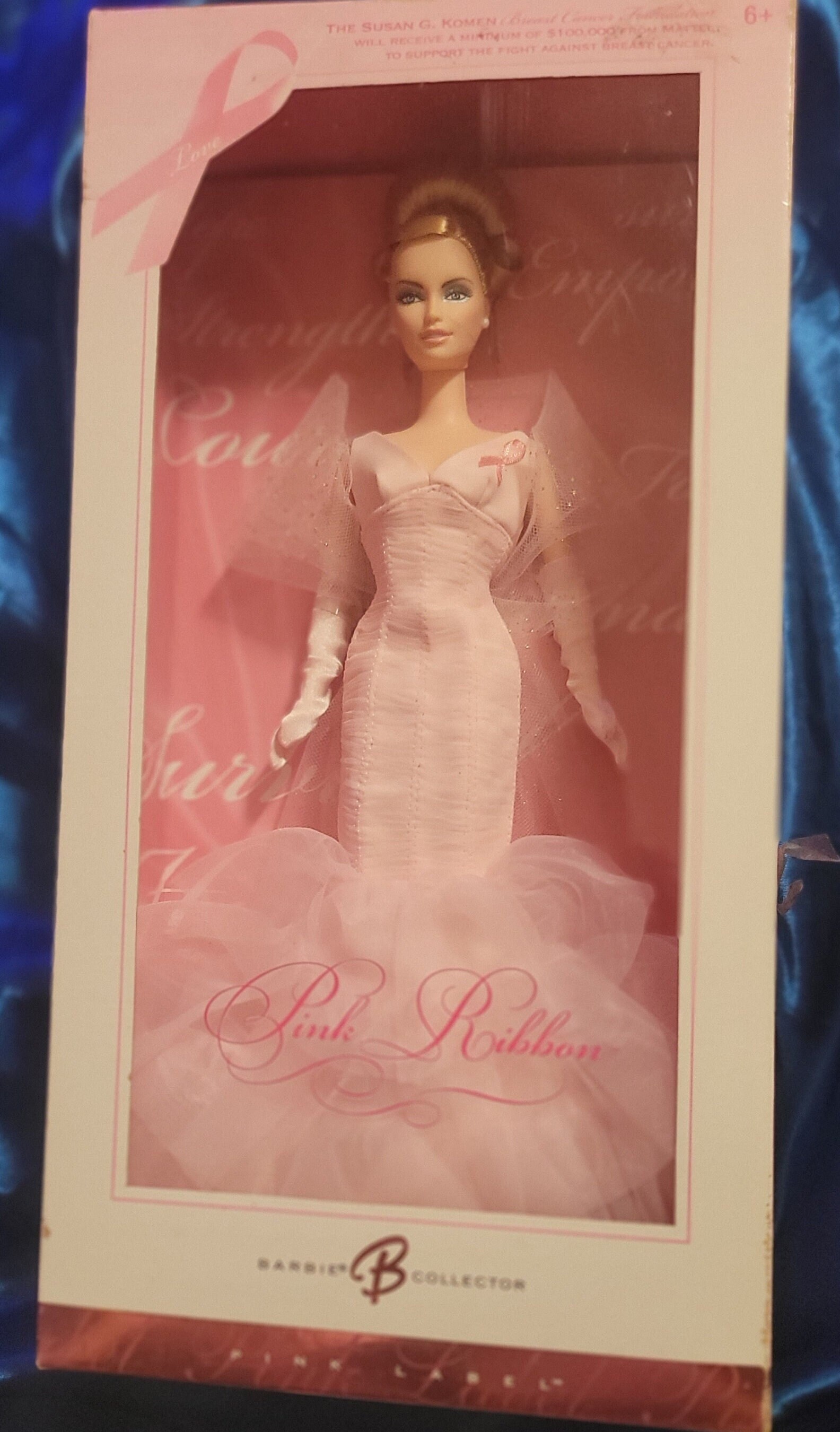 Pink ribbon barbie hotsell