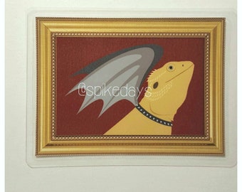 Spikedays Bearded Dragon Portraits By Spikedays On Etsy
