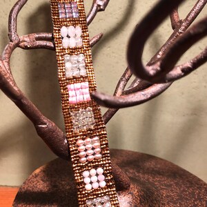 Loom Woven Beaded Bracelet
