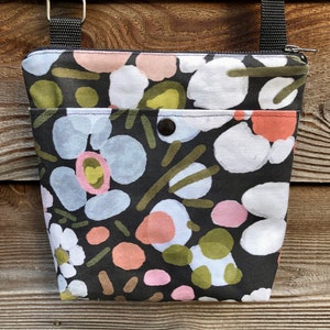 Bold Floral Mini Crossbody Bag