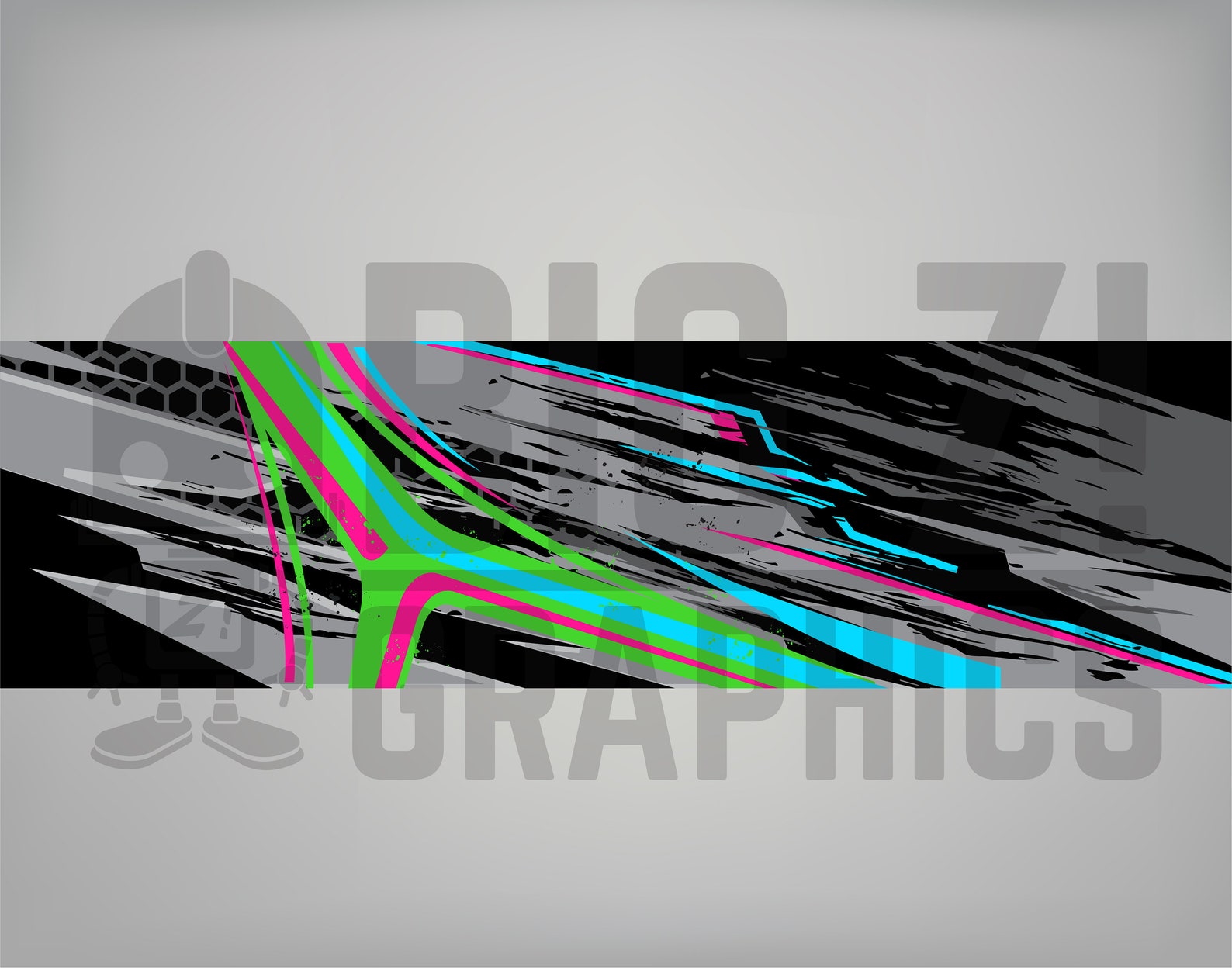Race Car Livery Vehicle Wrap Design Background Vector and Bitmap PRINT ...