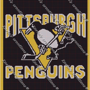 Pinguine Häkelgrafik