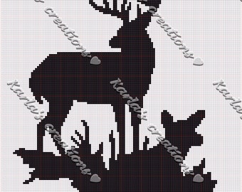 Buck and Doe Crochet Graph