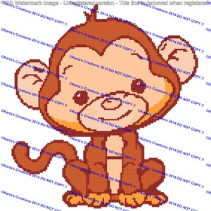 Sitting Baby Monkey 140 x 140