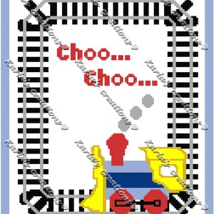 Choo Choo Train Tracks Crochet Graph