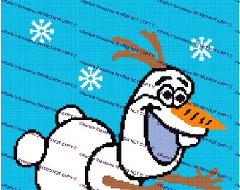 Olaf Sliding Crochet Graph