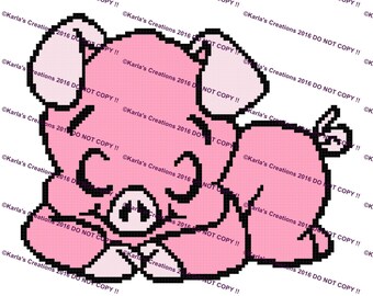 Little Piggy crochet Graph