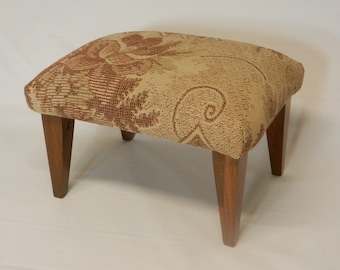 Antique Victorian Textile Footstool
