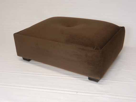 Large suede ottoman deals