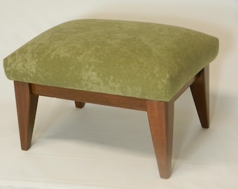 Solid Wood Frame Footstool, Multiple colors