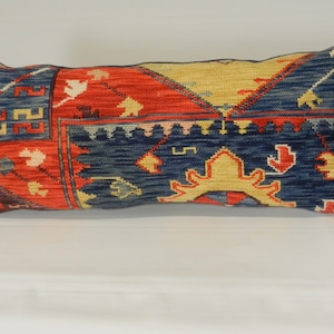 Sumak Kilim Accent Pillow 9&quot; by 13&quot;