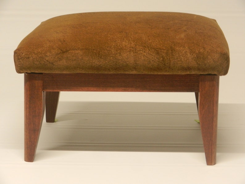 Solid Wood Footstool Etsy