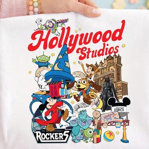 Disney Hollywood Studios PNG, Mickey & Friends Tower Design, Toy Story Star Wars Artwork, Disney Family Trip Digital Download