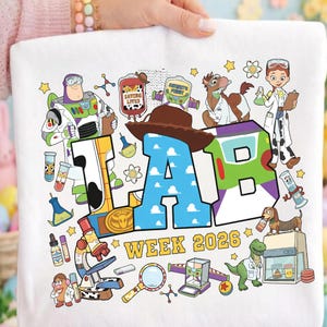 Toy Story Lab Week 2026 PNG, Buzz Woody Lab Team Design, Phlebotomist Lab Assistant Cartoon, Medical Lab Week Digital Download