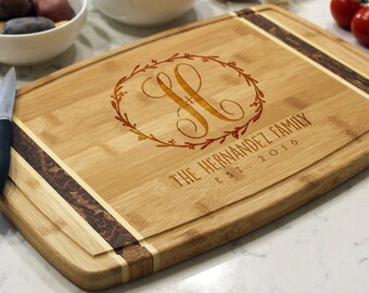 personalized cutting board etsy
