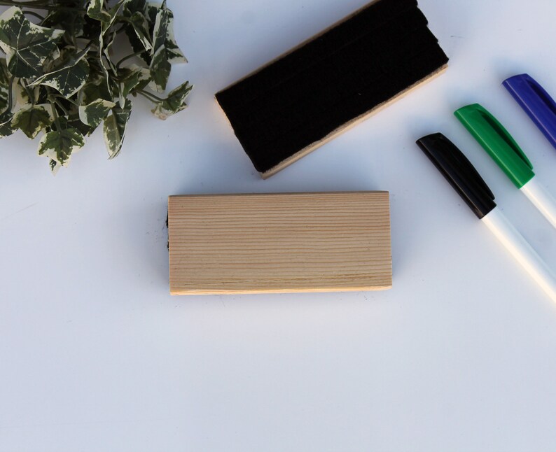 Engraved Chalkboard Eraser Personalized Whiteboard Eraser Etsy